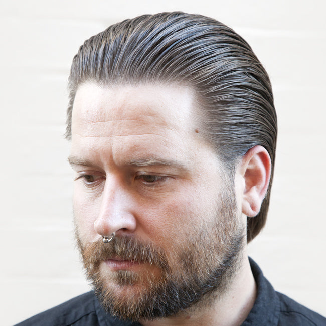 Featured Style: Long Hair Slick Back