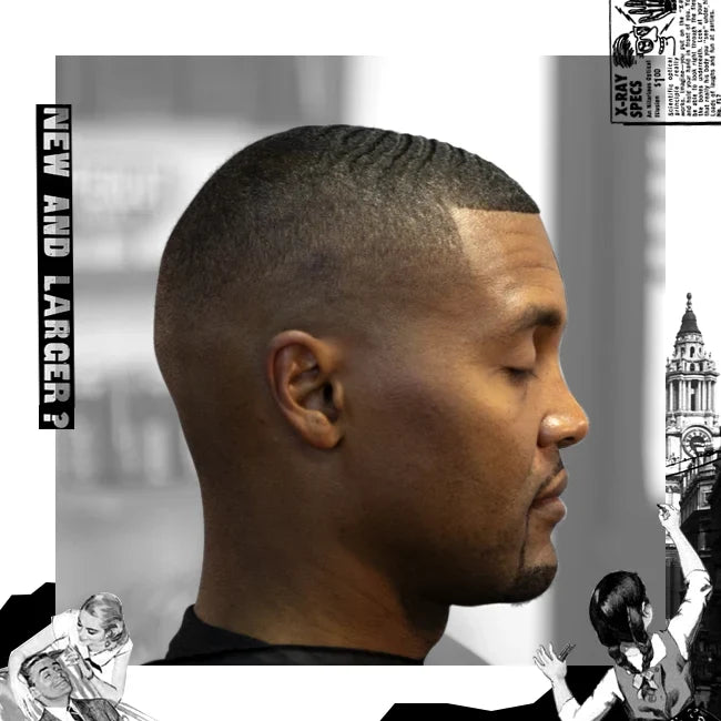 Man with Faded Waves